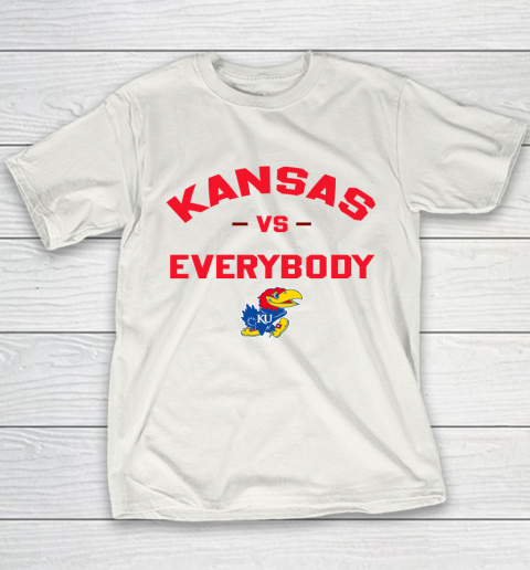 Kansas Jayhawks Vs Everybody Youth T-Shirt