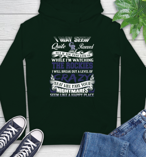 Colorado Rockies MLB Baseball Don't Mess With Me While I'm Watching My Team Hoodie 12