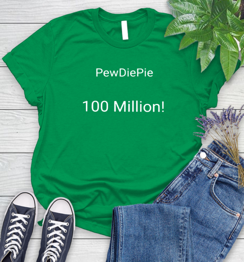 Pewdiepie 100 Mil Merch Women S T Shirt Itees Global