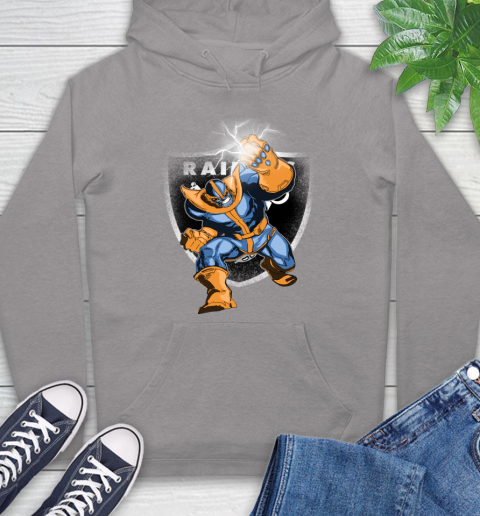 Oakland Raiders NFL Football Thanos Avengers Infinity War Marvel Hoodie 6