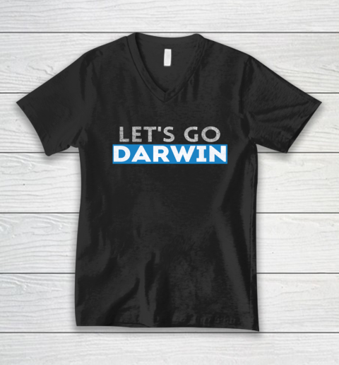 Lets Go Darwin V-Neck T-Shirt