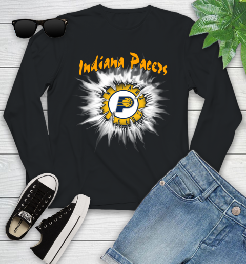 Indiana Pacers NBA Basketball Rip Sports Youth Long Sleeve