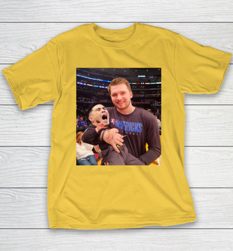 Luka Doncic Shirt Luka Doncic Holding Kevin Kno Baby Youth T-Shirt 4