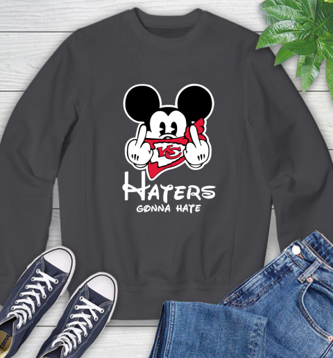 NFL Kansas City Chiefs Haters Gonna Hate Mickey Mouse Disney Football T Shirt_000 Sweatshirt 6