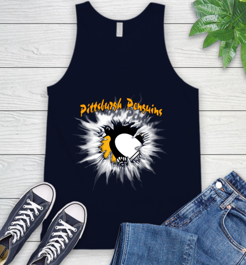 Pittsburgh Penguins NHL Hockey Adoring Fan Rip Sports Tank Top 2