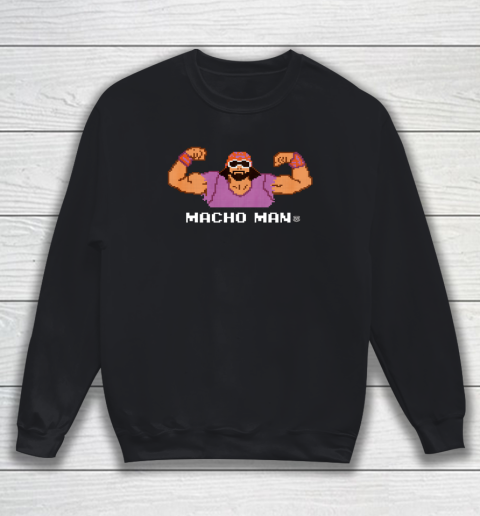 WWE Macho Man 8 Bit Sweatshirt