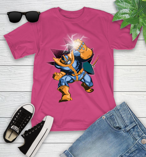 San Jose Sharks NHL Hockey Thanos Avengers Infinity War Marvel Youth T-Shirt 11