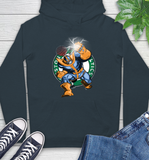 Boston Celtics NBA Basketball Thanos Avengers Infinity War Marvel Hoodie 7