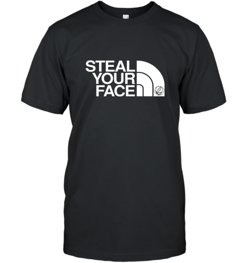 Grateful Dead Steal Your Face Jerry Garcia NorthFace Cotton T Shirt T-Shirt