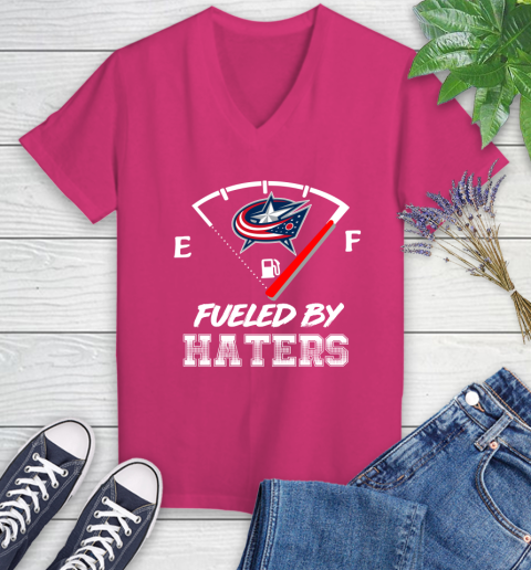 Dallas Stars NHL Hockey Fueled By Haters Sports (2) Women's V-Neck T-Shirt - Image 10