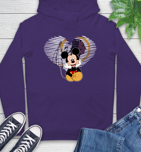 NFL Washington Redskins The Heart Mickey Mouse Disney Football T Shirt_000 Hoodie 5