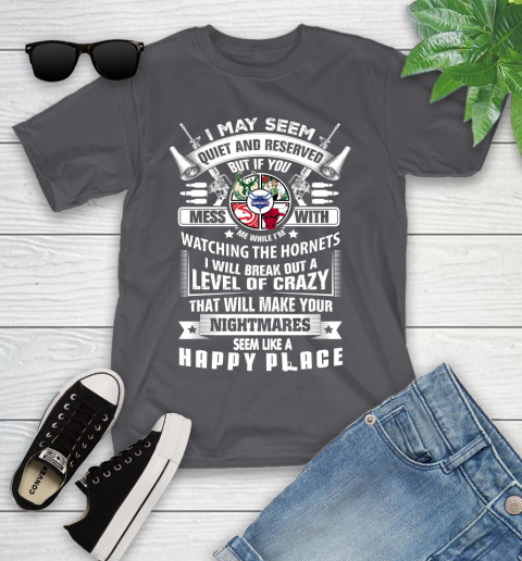 Charlotte Hornets NBA Basketball Don't Mess With Me While I'm Watching My Team Sports Youth T-Shirt 6