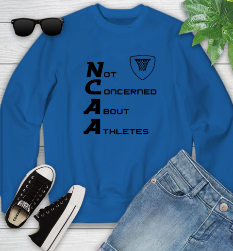 Not Concerned About Athletes Youth Sweatshirt 4