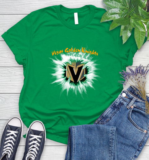 Vegas Golden Knights NHL Hockey Adoring Fan Rip Sports Women's T-Shirt 9