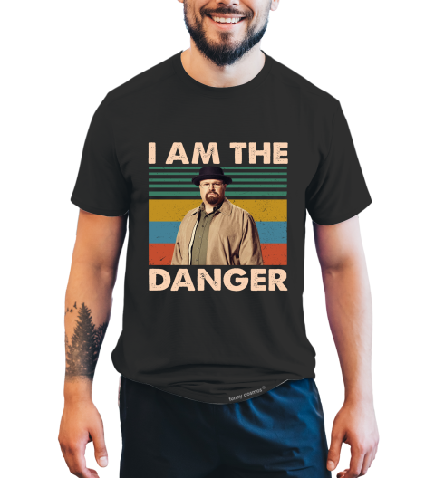 Breaking Bad Vintage T Shirt, Walter White T Shirt, I Am The Danger Shirt