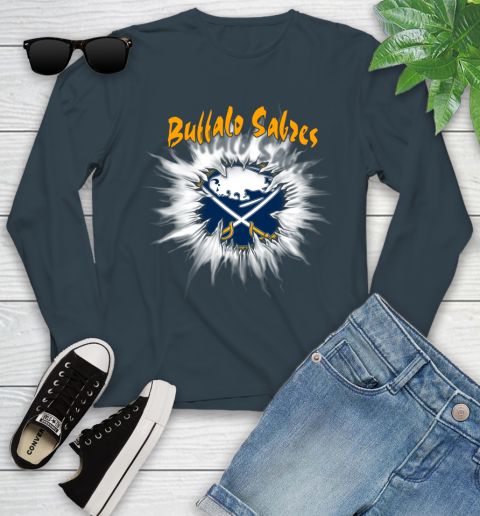 Buffalo Sabres NHL Hockey Adoring Fan Rip Sports Youth Long Sleeve 9