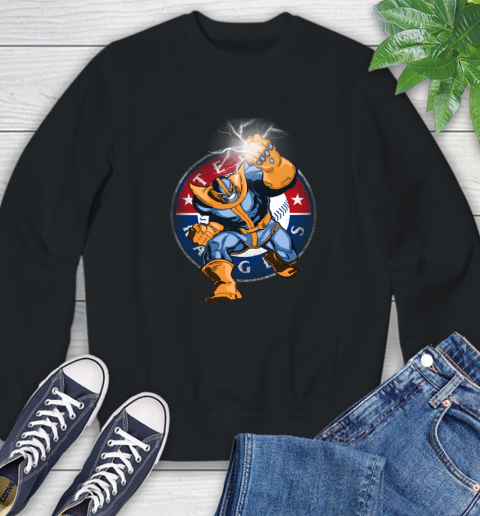Texas Rangers MLB Baseball Thanos Avengers Infinity War Marvel Sweatshirt