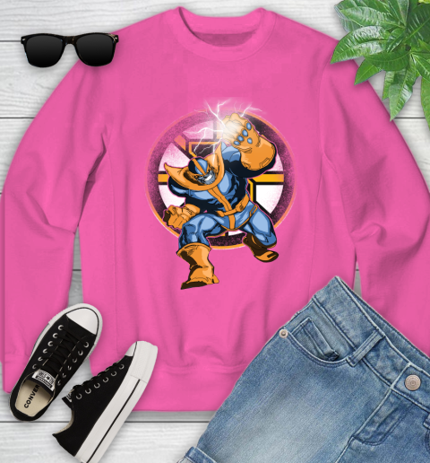 Boston Bruins NHL Hockey Thanos Avengers Infinity War Marvel Youth Sweatshirt 6
