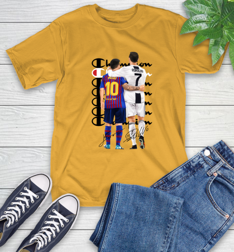Champion Ronaldo and Messi Signatures T-Shirt 2