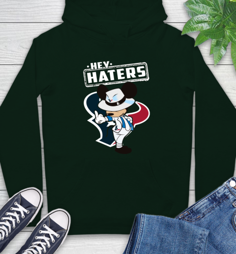 NFL Hey Haters Mickey Football Sports Houston Texans Hoodie 12