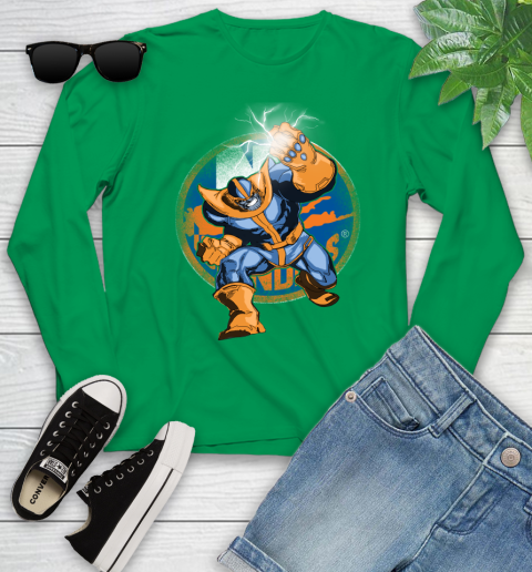 New York Islanders NHL Hockey Thanos Avengers Infinity War Marvel Youth Long Sleeve 7