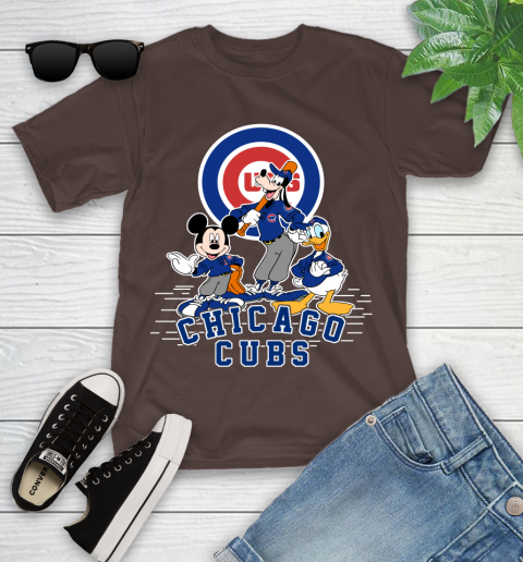 Baseball Mickey Team Chicago Cubs Sweatshirt 