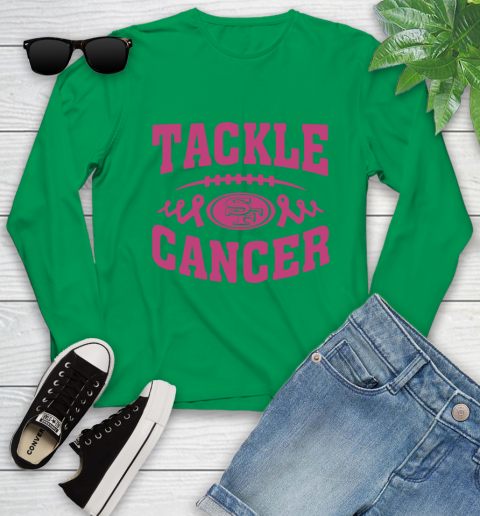 San Francisco 49ers Tackle Breast Cancer Youth Long Sleeve 6