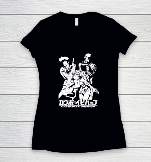 Cowboy Bebop Anime Women's V-Neck T-Shirt