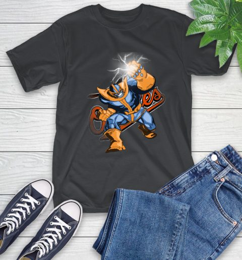 Baltimore Orioles MLB Baseball Thanos Avengers Infinity War Marvel T-Shirt