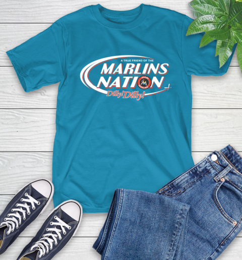 MLB A True Friend Of The Miami Marlins Dilly Dilly Baseball Sports T-Shirt 9
