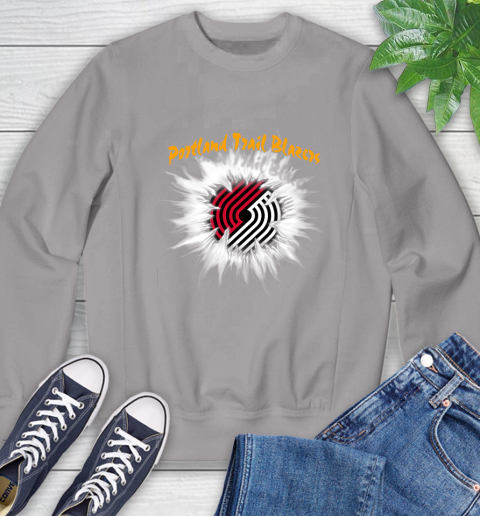 Portland Trail Blazers NBA Basketball Rip Sports Sweatshirt 5