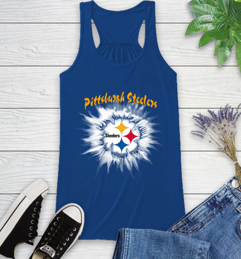 Pittsburgh Steelers NFL Football Adoring Fan Rip Sports Racerback Tank 8