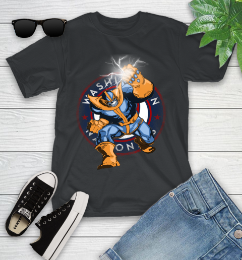 Washington Nationals MLB Baseball Thanos Avengers Infinity War Marvel Youth T-Shirt