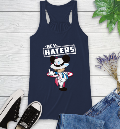 NBA Hey Haters Mickey Basketball Sports Houston Rockets Racerback Tank 9