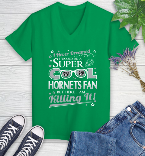 Brooklyn Nets NBA Basketball I Never Dreamed I Would Be Super Cool Fan Women's V-Neck T-Shirt 5