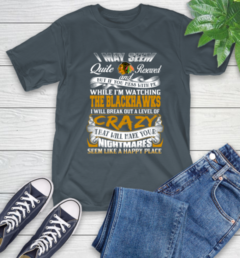 Chicago Blackhawks NHL Hockey Don't Mess With Me While I'm Watching My Team T-Shirt 10