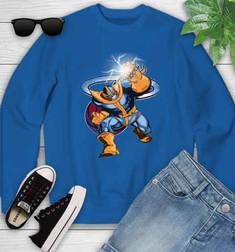 Miami Heat NBA Basketball Thanos Avengers Infinity War Marvel Youth Sweatshirt 7