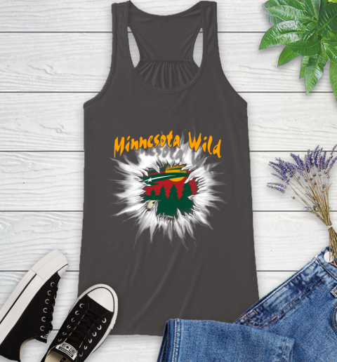 Minnesota Wild NHL Hockey Adoring Fan Rip Sports Racerback Tank 11