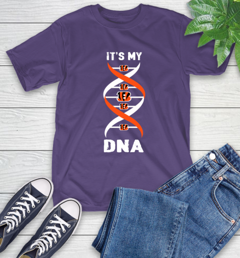 Cincinnati Bengals NFL Football It's My DNA Sports T-Shirt 5