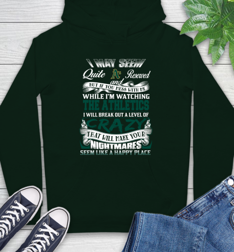 Oakland Athletics MLB Baseball Don't Mess With Me While I'm Watching My Team Hoodie 12