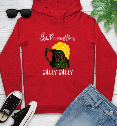 NBA Toronto Raptors St Patrick's Day Dilly Dilly Beer Basketball Sports Youth Hoodie 12