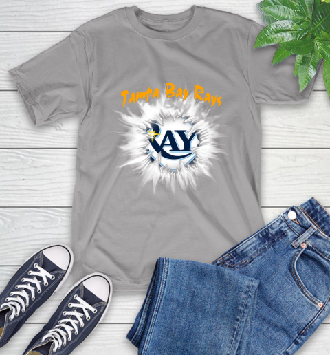 Tampa Bay Rays MLB Baseball Adoring Fan Rip Sports T-Shirt 6
