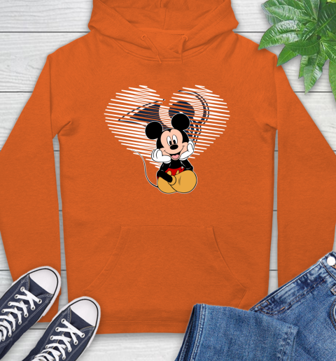 NFL Los Angeles Rams The Heart Mickey Mouse Disney Football T Shirt_000 Hoodie 4