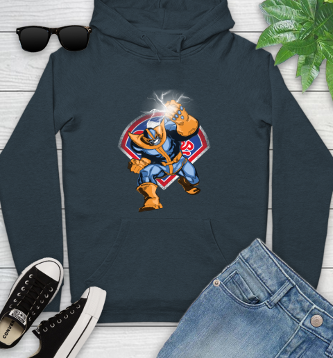 Philadelphia Phillies MLB Baseball Thanos Avengers Infinity War Marvel Youth Hoodie 10