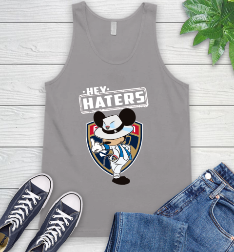 NHL Hey Haters Mickey Hockey Sports Florida Panthers Tank Top 3