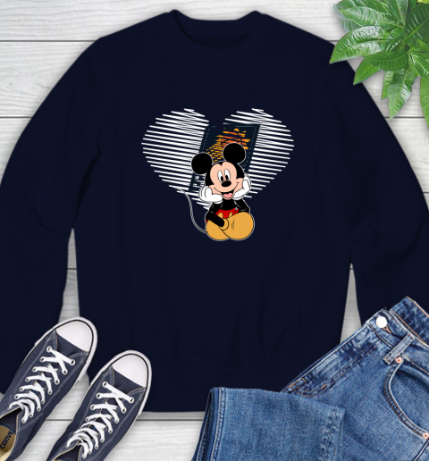 NBA Phoenix Suns The Heart Mickey Mouse Disney Basketball Sweatshirt 2