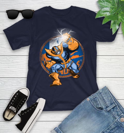 New York Islanders NHL Hockey Thanos Avengers Infinity War Marvel Youth T-Shirt 2