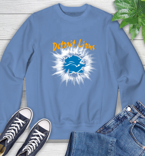 Detroit Lions NFL Football Adoring Fan Rip Sports Sweatshirt 11
