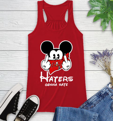 NFL Tampa Bay Buccaneers Haters Gonna Hate Mickey Mouse Disney Football T Shirt_000 Racerback Tank 5