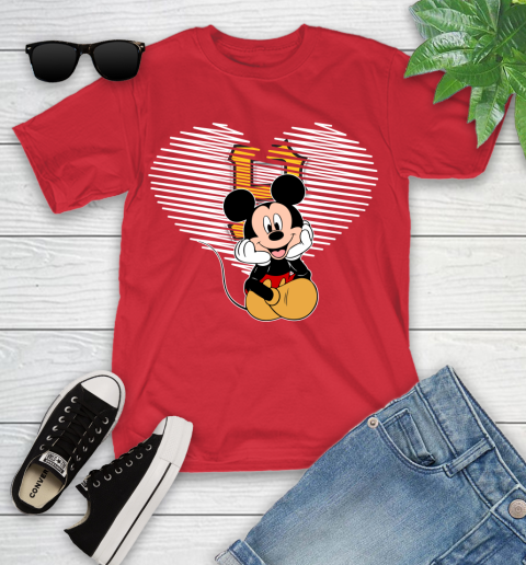 MLB Pittsburgh Pirates The Heart Mickey Mouse Disney Baseball T Shirt_000 Youth T-Shirt 13